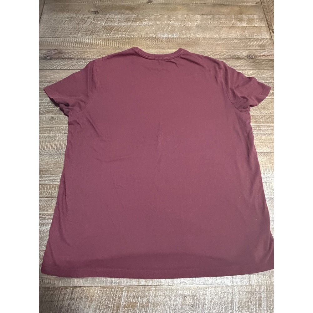 Goodfellow & Co Lyndale Tee XL Burgundy Short Sleeve Crewneck Basic Preloved